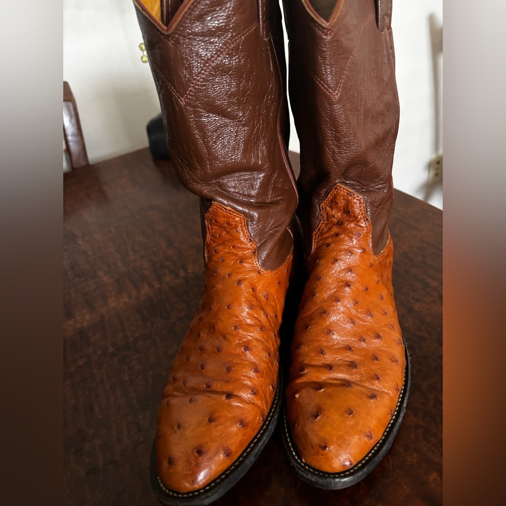 Nocona hand made women’s ostrich boot